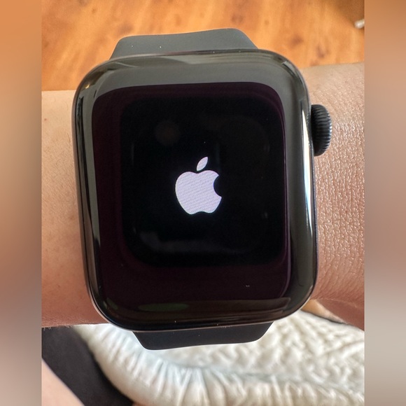 Apple Watch with Black Display and Band